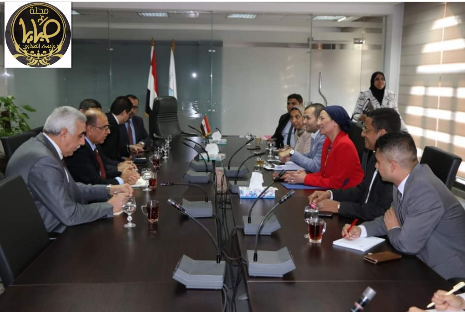 وزيرة البيئة تبحث مع نظيرها العراقي سبل تعزيز التعاون المشترك في عدد من المجالات البيئية 1 img 20190715 1218391697795402