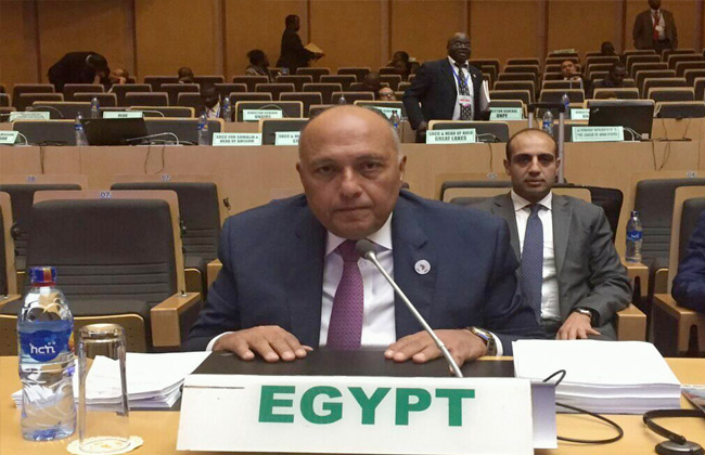 السفارة الأمريكية: حكومة واشنطن تعمل مع الحكومة المصرية لحشد الموارد الإنسانية لدعم سكان غزة 1 سامح شكري وزير الخارجية 11697531525
