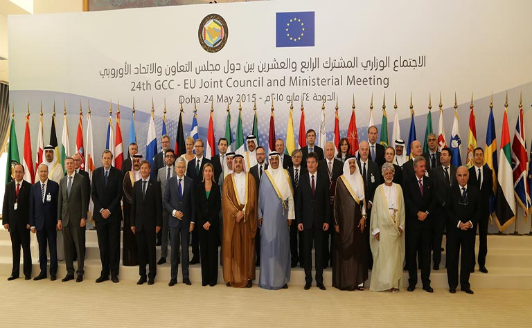 "التعاون الخليجي" والاتحاد الأوروبي يبحثان سير العمل في تنفيذ الشراكة الاستراتيجية بينهما 1 وزراء خارجية الخليج والاتحاد الأوروبي يؤكدون على تعزيز العمل المشترك1696342504