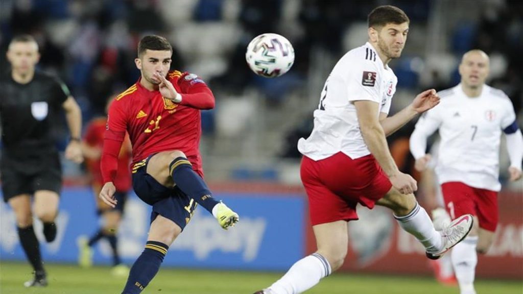 تصفيات اليورو.. فوز إسبانيا على جورجيا ٣-١ والبرتغال على آيسلندا ٢-٠ 1 نتيجة مباراة إسبانيا ضد جورجيا1700432526