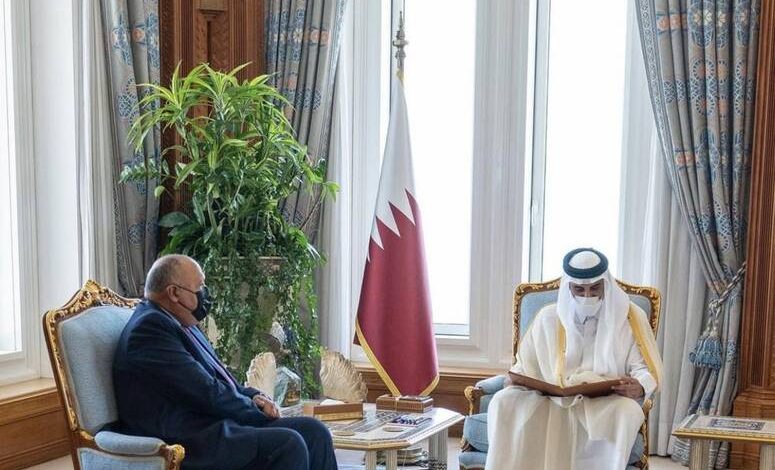 الرئيس السيسي يشيد بجهود أمير قطر التي تكاملت مع الجهود المصرية لإتمام الهدنة الإنسانية في قطاع غزة 1 0563b699e5a90df73c971cf1bb0108e5 w7751701017406