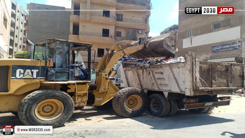 محافظ الدقهلية : رفع 440 طن أتربة ومخلفات بلدية من شوارع المنصورة 1 108601 W1700742243