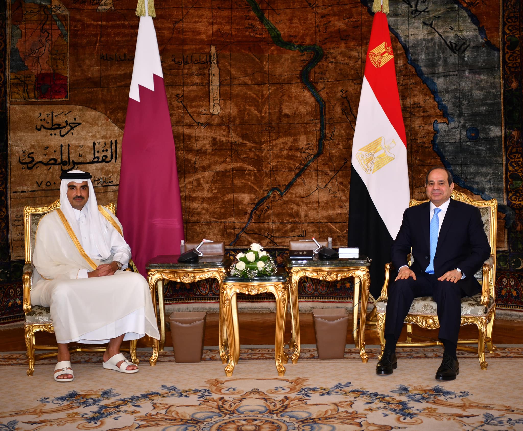 الصحف القطرية تبرز مباحثات الرئيس السيسي وأمير قطر بشأن الجهود المشتركة لوقف العدوان على غزة 1 290257637 593479572140775 8037298479959603432 n1699689123