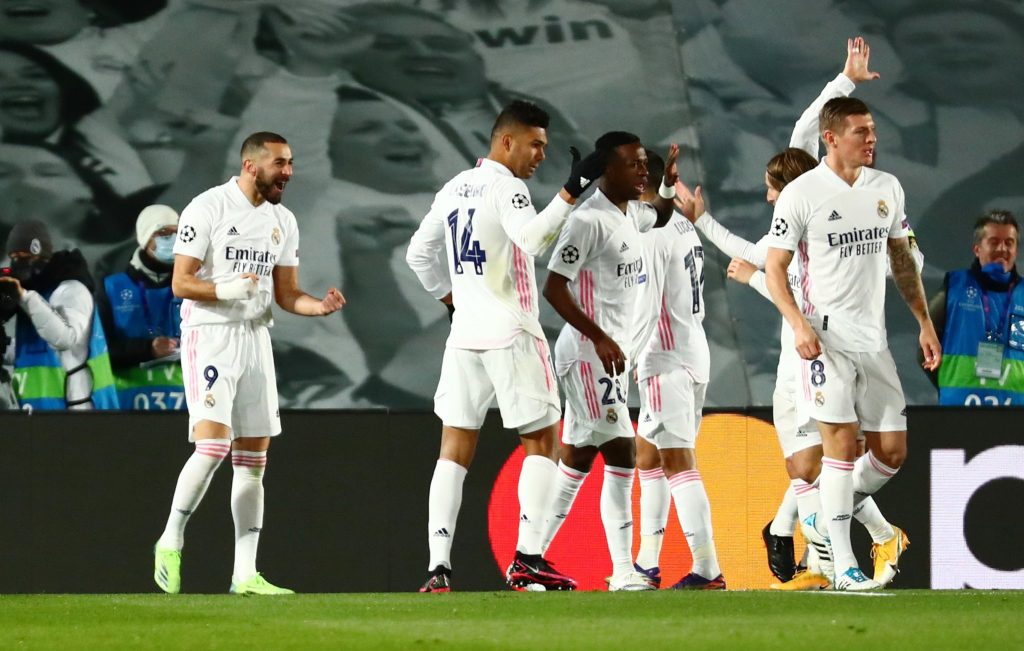 ريال مدريد يتأهل لدور الـ 16 بدوري أبطال أوروبا بفوزه على سبورتج براجا بثلاثية نظيفة 1 385505 لاعبى ريال مدريد1699483683