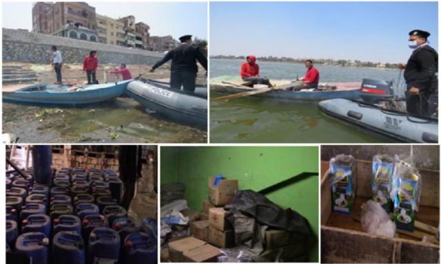 حملات مكثفة لشرطة البيئة والمسطحات بالقليوبية والمنيا والقاهرة والجيزة 1 5969551701095885