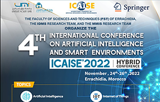 Affiche Conference internationale sur lintelligence artificielle et environnements intelligents 750×4301700036463