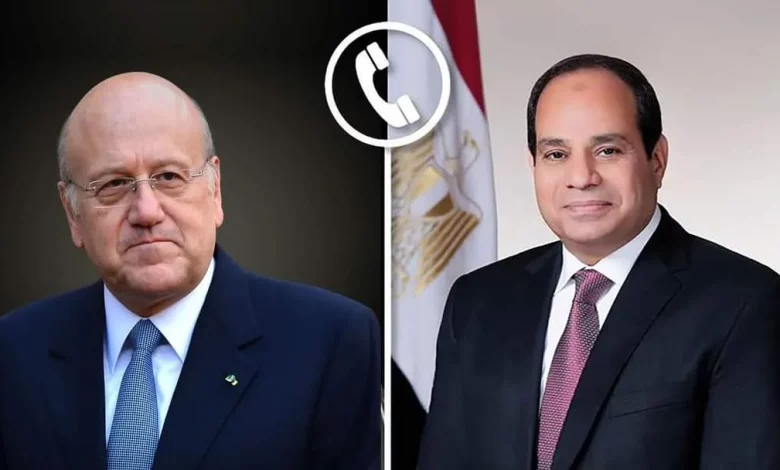 الرئيس السيسى يبحث مع رئيس الحكومة اللبنانية تطورات الأوضاع فى غزة والضفة 1 FB IMG 1700419499732 jpg1700423107