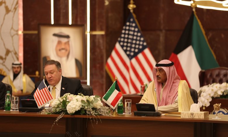 أمريكا تجدد التزامها بالعمل مع الكويت والشركاء الإقليميين لإقامة دولة فلسطينية قابلة للحياة 1 FMPompeo11701329223