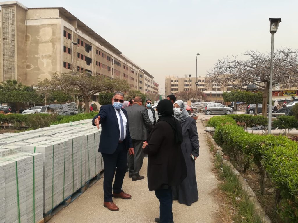 رئيس جامعة الأزهر يتفقد أعمال التطوير بالمدينة الجامعية للطلاب 1 IMG 20210321 WA00021701002946
