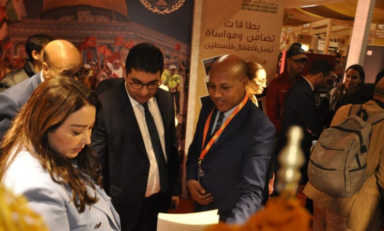 وكالة بيت مال القدس تقدم «رحلة الطفولة المقدسية إلى الديار المغربية» في معرض الدار البيضاء الدولي لكتاب الطفل والشباب 1 IMG 20231116 WA0053