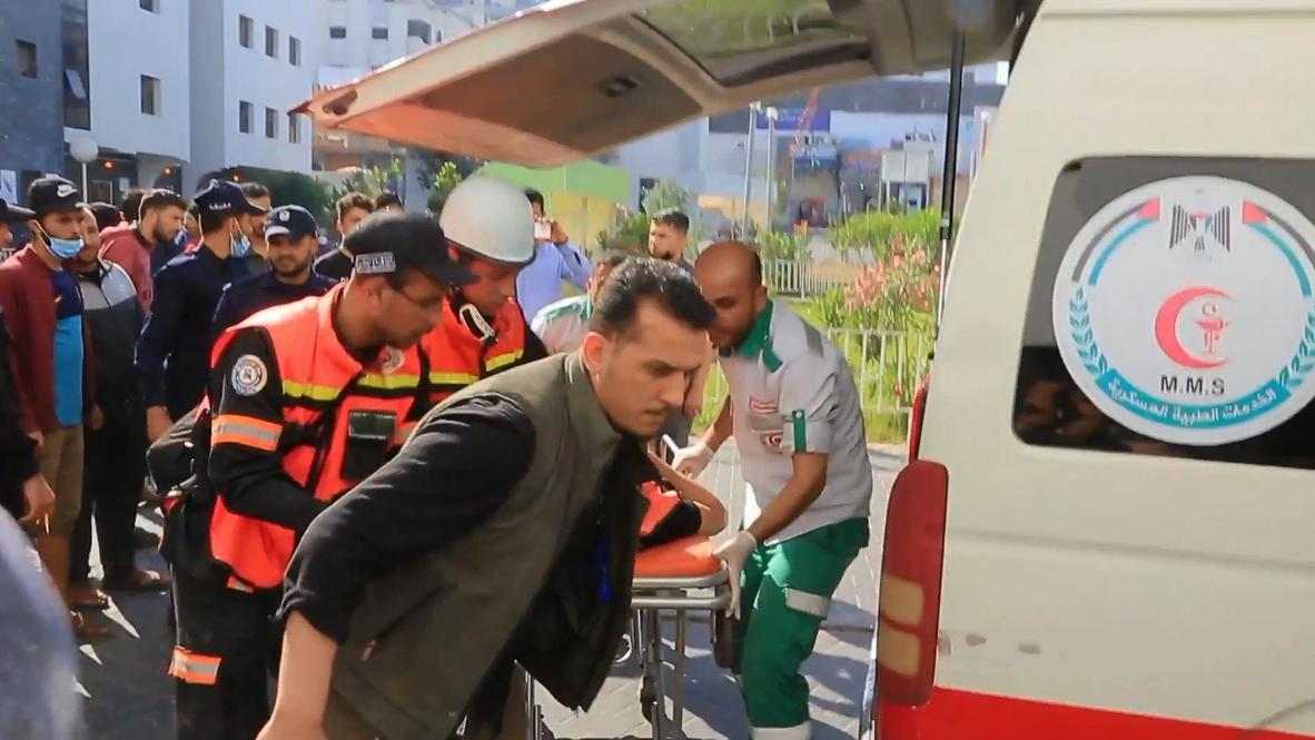 قصف إسرائيلي يستهدف بوابة مُجمع "الشفاء" وآخر يستهدف منزلا مُجاورًا لمستشفى "القدس" 1 large tKbfU8wk3feb6KWP1699651082
