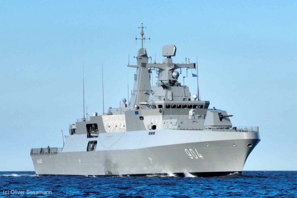 صورة تم التقاطها بالأمس للوحش الألماني الفرقاطة MEKO A200EG المصرية والملقبة باسم العزيز أثناء تجارب الإبحار والتدريب 1 1152x7681702983485