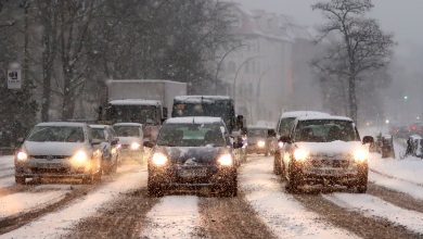 1185878 حركة المرور فى برلين أثناء العاصفة الثلجية1701520022