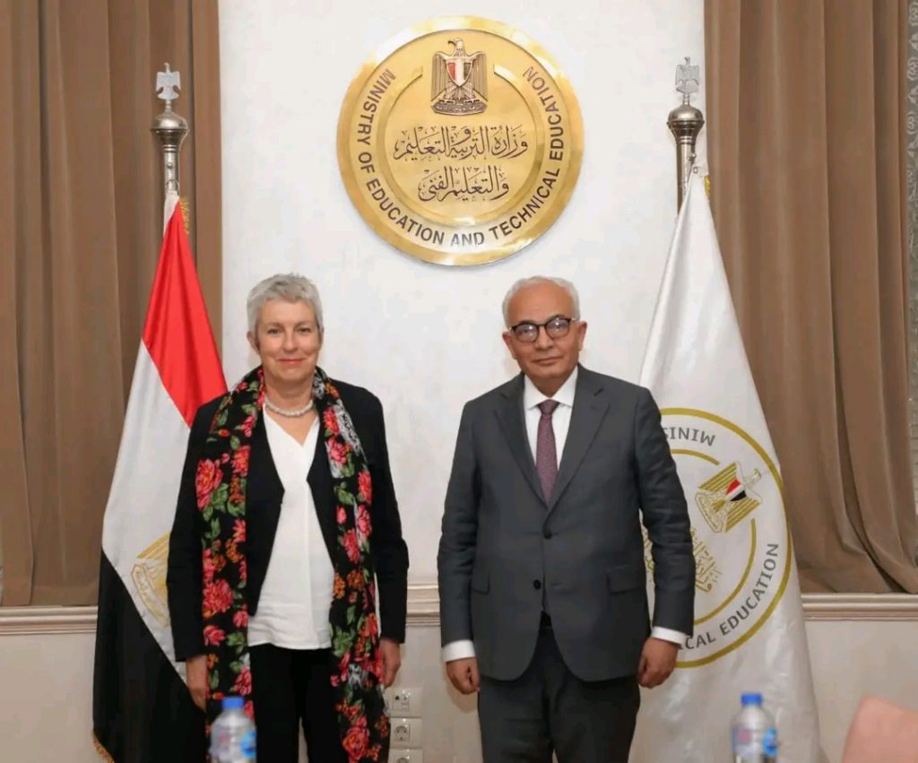 وزير التربية والتعليم يبحث مع نائب مدير معهد "جوته" أوجه التعاون المشترك في مجال تطوير التعليم قبل الجامعي 1 16775193235041701793083