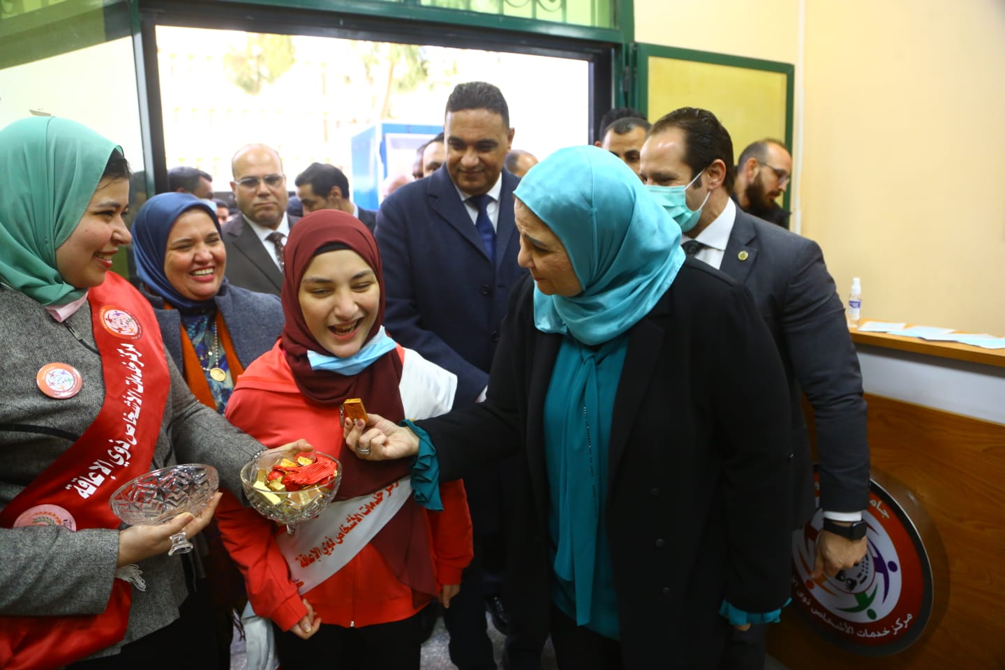 القباج تفتتح 6 حضانات دامجة وغرف التشخيص المبكر للإعاقة والتأهيل الحسي واللغوي بمجمع الخدمات بالأسمرات 1 171702642203