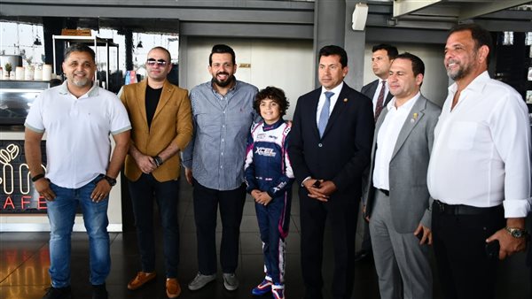 وزير الرياضة يهنئ زين الحمصاني لحصوله على المركز الأول ببطولة الشرق الأوسط وشمال أفريقيا للكارتينج 1 6051703408463