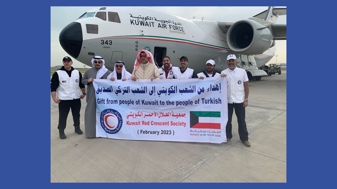 إقلاع الطائرة الـ 34 من الجسر الجوي الكويتي لإغاثة غزة محملة بـ 40 طنا من المساعدات 1 71701760805