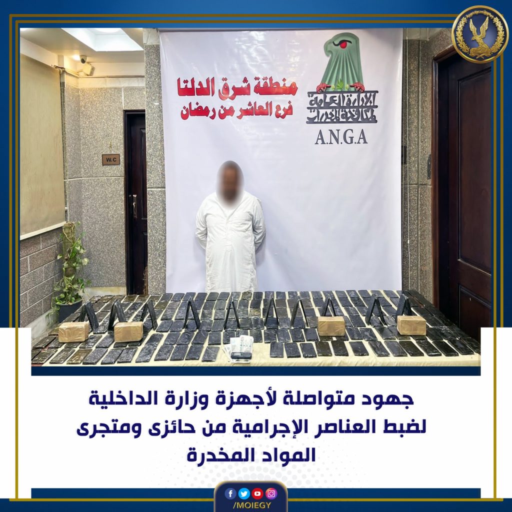 الأجهزة الأمنية بالمحافظات تضبط عددًا من العناصر الإجرامية في 3 محافظات 1 777777777777Untitled1703073904