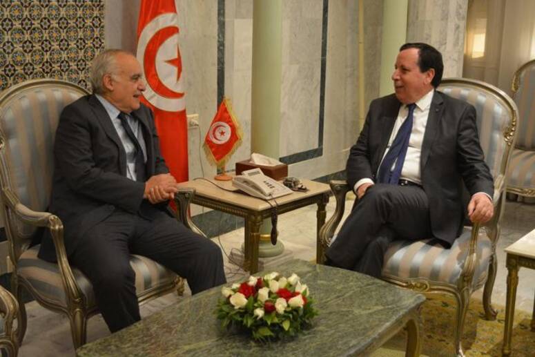 وزير الخارجية التونسي يبحث مع رئيس البعثة الأممية لدعم ليبيا سبل التعاون بين الجانبين 1 9a93ed39369c94f7fa0cc2dece8645d5 w7751701467403