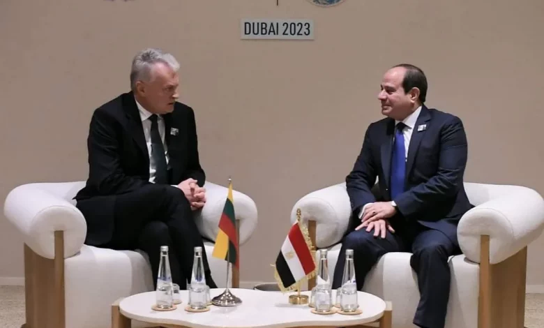 السيسي يناقش مع رئيس ليتوانيا تحديات الهجرة غير الشرعية ومكافحة الإرهاب وتطورات أحداث غزة 1 FB IMG 1701513783201 jpg1701520384