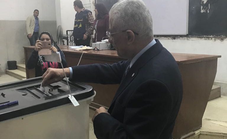 وزير التعليم العالي يُدلي بصوته في الانتخابات الرئاسية 1 IMG 20180326 WA00111702202584