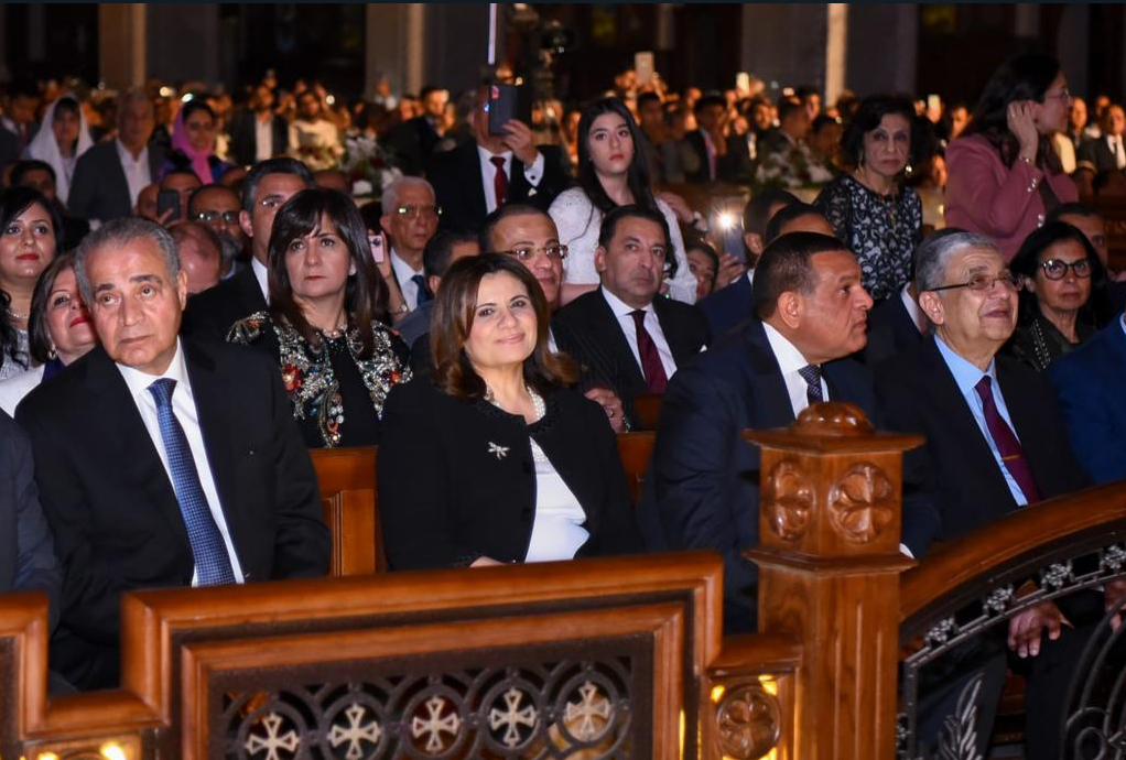 وزيرة الهجرة تشارك في قداس عيد الميلاد المجيد وتهنئ الأقباط الكاثوليك بالخارج والداخل 1 قداس القيامة1703490185