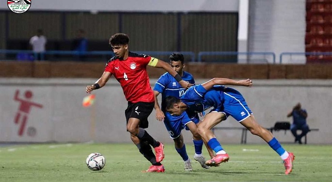 منتخب مصر للشباب أمام الكويت1703705643