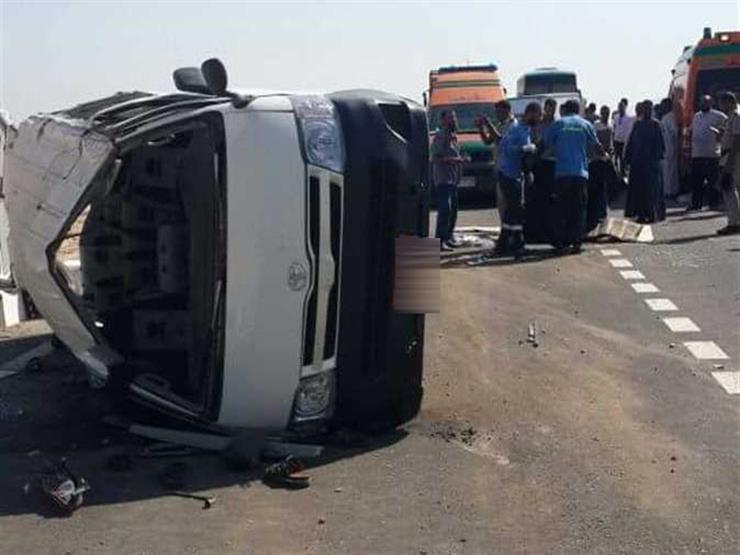 مصرع وإصابة 8 عمال في انقلاب سيارة بالشرقية 1 حادث 2301704717185