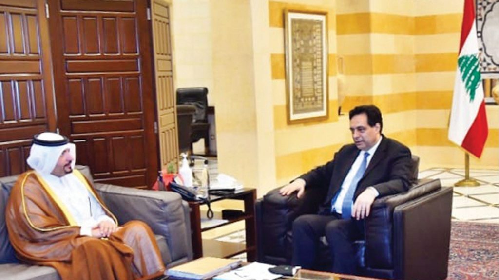 رئيس حكومة تصريف الأعمال اللبنانية: أوقفنا الانهيار في البلاد .. وبدأت مرحلة التعافي 1 رئيس حكومة تصريف الأعمال اللبنانية يجتمع مع سفيرنا1706124304