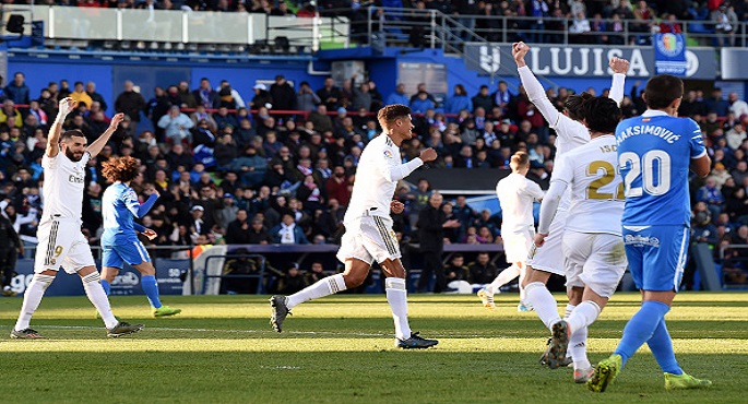 ريال مدريد يتصدر الدوري الاسباني مؤقتا بفوزه علي ريال مايوركا بهدف نظيف 1 فوز ريال مدريد على خيتافي1704314702