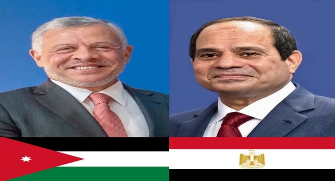 السيسي يؤكد هاتفيا للملك عبدالله الثاني دعم مصر الكامل للأردن وحرصها على أمنه واستقراره 1 10 21706531885