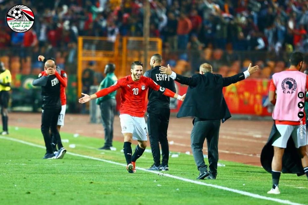منتخب مصر لكرة القدم يستعد لمباراة غانا في بطولة أمم أفريقيا 1 1405371705354683