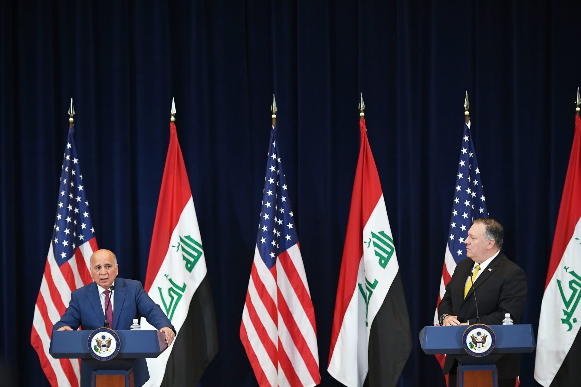 وزير خارجية العراق: مسار المفاوضات مع واشنطن بشأن انسحاب القوات الأمريكية توقف والحوار مستمر 1 1630151704974404