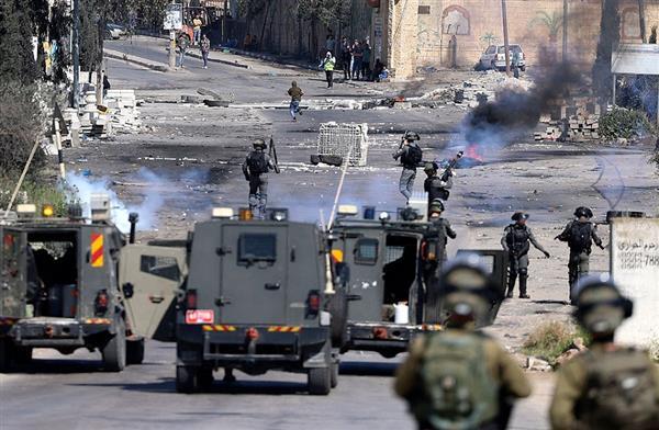 مواجهات بين الفلسطينيين وقوات الاحتلال الإسرائيلي المُقتحمة لمناطق مُتفرقة بالضفة الغربية 1 2022 637989523992112457 2111705178223