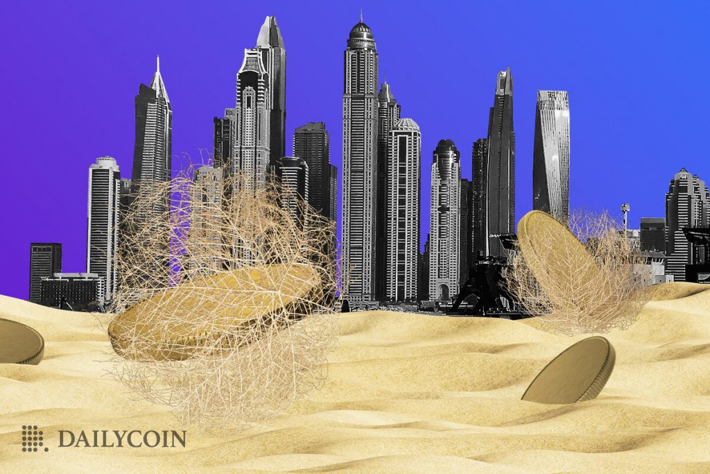 نشرة جلوبال (6): شركة OKX Middle East Fintech FZE تحصل على ترخيص "مزود خدمات الأصول الافتراضية" (VASP) من سلطة دبي لتنظيم الأصول الافتراضية 1 Dubai Cryptocurrencies dry coins tumbleweed dead left behind web 1200x8001705387202