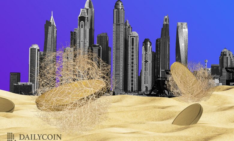 Dubai Cryptocurrencies dry coins tumbleweed dead left behind web 1200x8001705387202