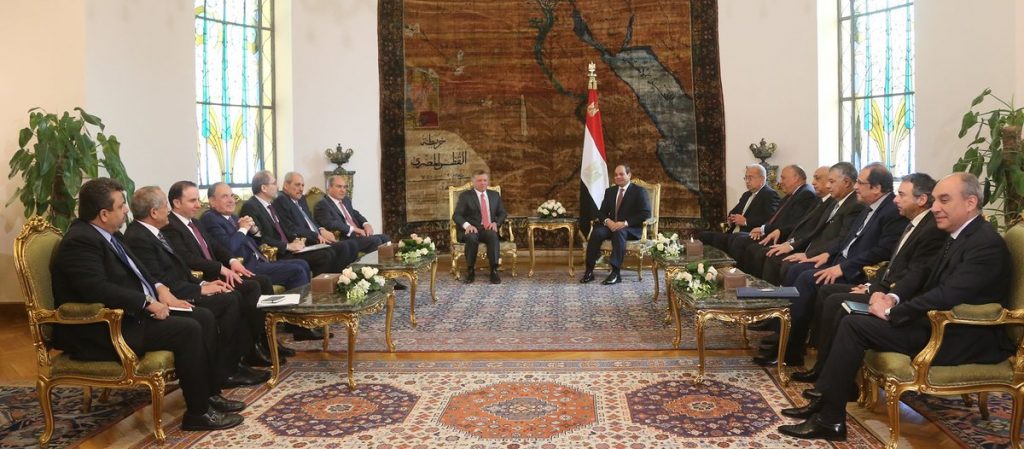 إيطاليا: حل الدولتين هو الوحيد لتحقيق السلام والاستقرار في الشرق الأوسط 1 King holds Summit with Sisi in Cairo1706188984