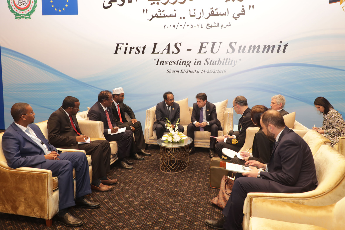 Madaxweyne Farmaajo oo ka qayb galay shirka LAS EU SUMMIT Masar Ali Duale 301706604605