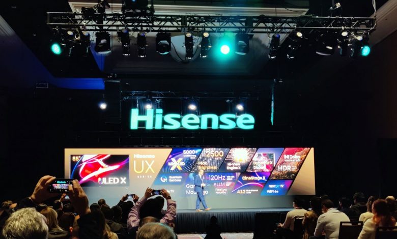 hisense logo at ces 2023 press conference1704966063