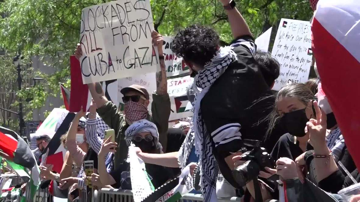 اعتقال مئات المتظاهرين المؤيدين لفلسطين في الولايات المتحدة خلال احتجاجاتهم اليوم 1 large JwXQqDEqSYehg9y91704752163