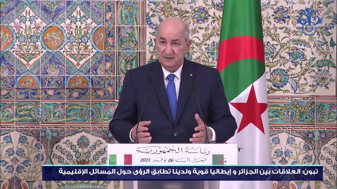الرئيس الجزائري يبحث مع رئيس وزراء إيطاليا عددا من المسائل الإقليمية ذات الاهتمام المشترك 1