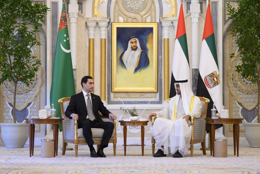 رئيس الإمارات ورئيس مجلس الشيوخ التركمانستاني يبحثان تعزيز التعاون المشترك 1 mebusiness1704395162