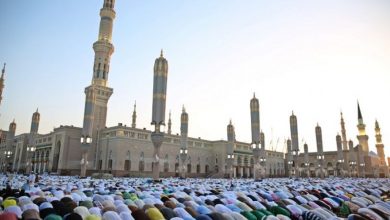 اكثر من مليون مصل يؤدون صلاة العيد في رحاب المسجد النبوي 800x5331706725684