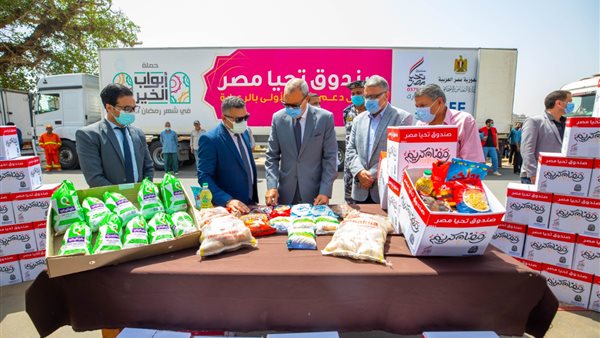 صندوق "تحيا مصر" يوفر 413 طن مواد غذائية لـ 170 ألف مواطن أولى بالرعاية في القليوبية 1 11708606144