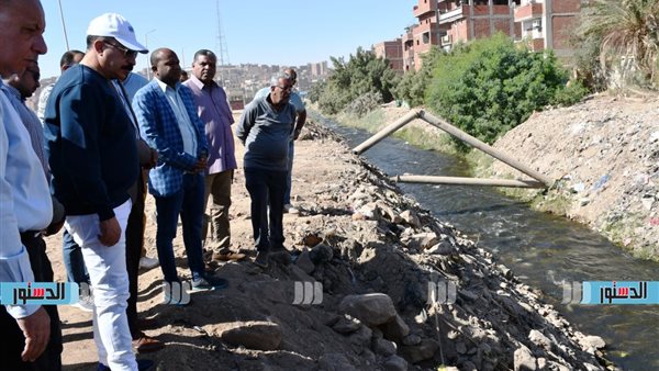 محافظ أسوان: استكمال مشروع تغطية الأجزاء المتبقية من مصرف السيل بتكلفة 365 مليون جنيه 1 1191708105085