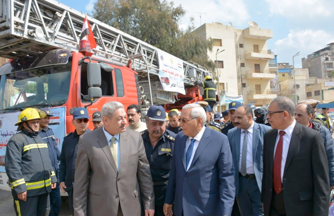 محافظ الدقهلية: تدعيم الحماية المدنية بسيارتين إطفاء ولنش إنقاذ بتكلفة 15 مليون جنيه 1 2019 636874748961799776 1791707218463