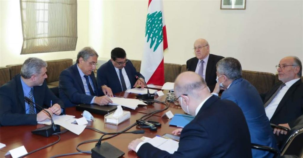 ميقاتي يشهد إطلاق الخطة الاستراتيجية للحماية الإجتماعية في لبنان 1 396809 Doc P1707833283