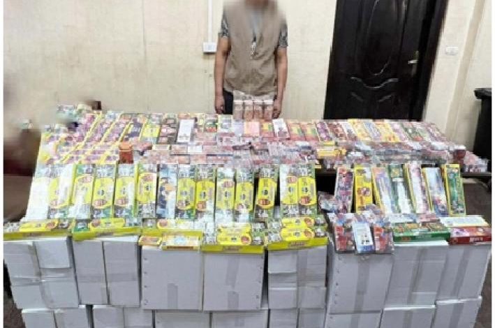مباحث القاهرة: ضبط شخص بحوزته أكثر من مليون قطعة ألعاب نارية بقصد الإتجار 1 7483791708514765