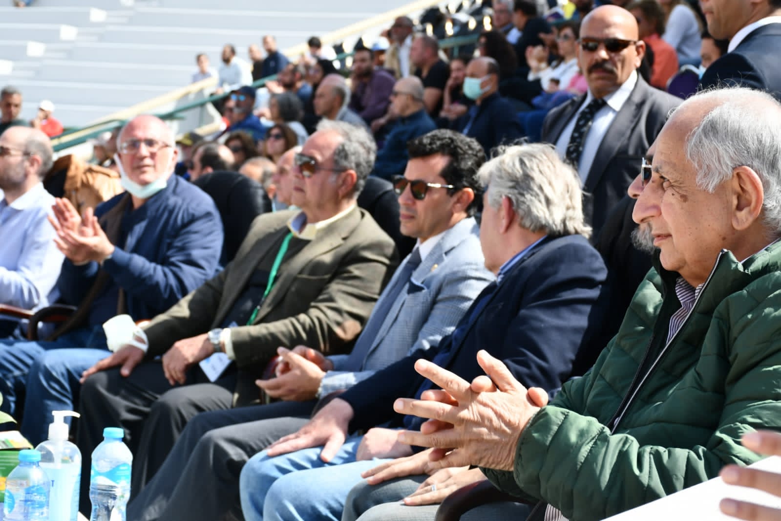 وزير الشباب والرياضة يشهد احتفالية تكريم أبطال التنس بعد التأهل للمجموعة العالمية بكأس ديفيز 1 IMG 20220305 WA00291707159903