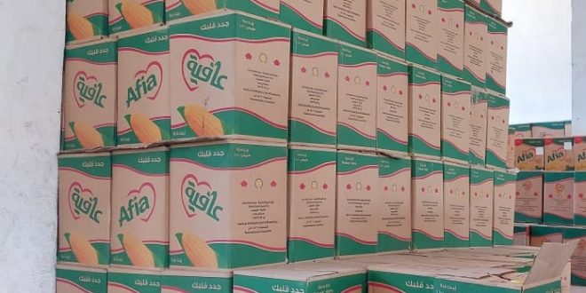 ضبط كميات من السلع الغذائية داخل مخزنين بدون ترخيص بالقاهرة بقصد حجبها عن التداول بالأسواق 1 IMG 20221030 WA0048